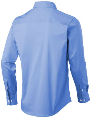 Рубашка с длинными рукавами Hamilton, цвет светло-синий  размер XS - 38164400- Фото №5