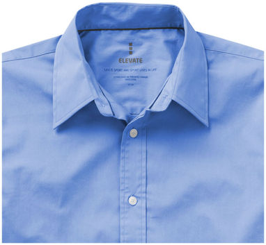 Рубашка с длинными рукавами Hamilton, цвет светло-синий  размер S - 38164401- Фото №6