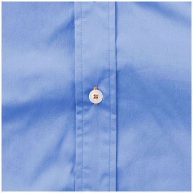 Рубашка с длинными рукавами Hamilton, цвет светло-синий  размер S - 38164401- Фото №7