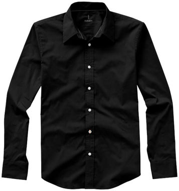 Сорочка з довгими рукавами Hamilton, колір суцільний чорний  розмір XL - 38164994- Фото №4