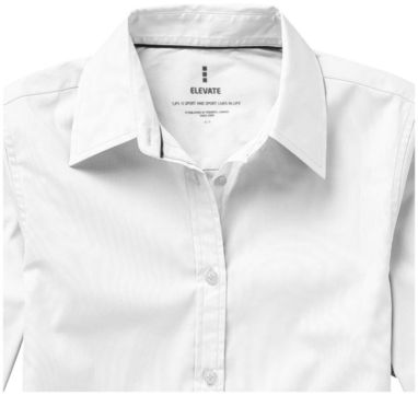 Женская рубашка с длинными рукавами Hamilton, цвет белый  размер M - 38165012- Фото №6