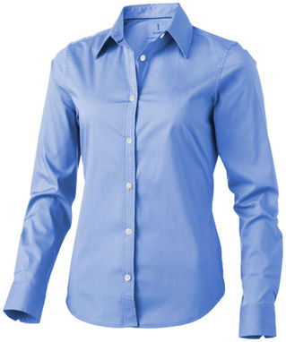 Женская рубашка с длинными рукавами Hamilton, цвет светло-синий  размер XS - 38165400- Фото №1