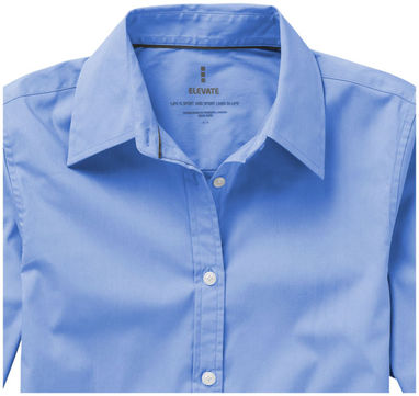 Женская рубашка с длинными рукавами Hamilton, цвет светло-синий  размер XS - 38165400- Фото №6