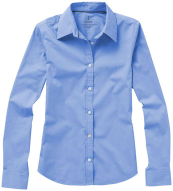 Женская рубашка с длинными рукавами Hamilton, цвет светло-синий  размер L - 38165403- Фото №4
