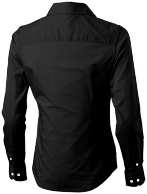 Женская рубашка с длинными рукавами Hamilton, цвет сплошной черный  размер S - 38165991- Фото №5