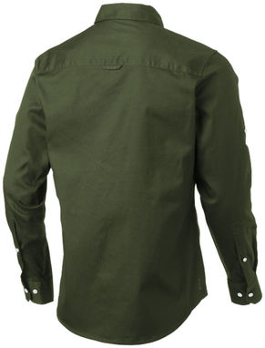 Рубашка с длинными рукавами Nunavut, цвет зеленый армейский - 38166705- Фото №4