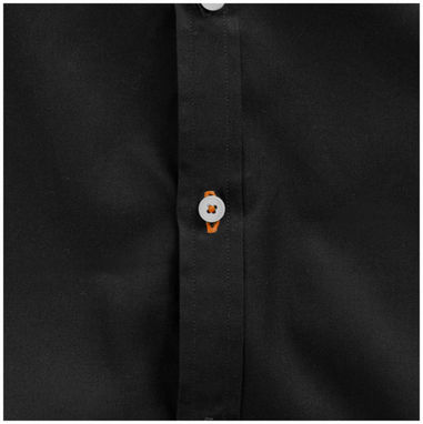 Рубашка с длинными рукавами Nunavut, цвет сплошной черный - 38166991- Фото №6