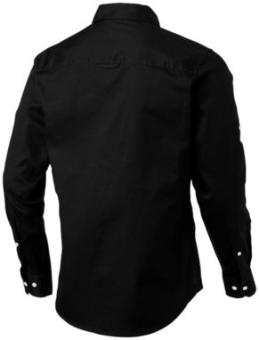 Рубашка с длинными рукавами Nunavut, цвет сплошной черный  размер L - 38166993- Фото №4
