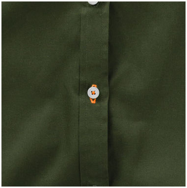 Женская рубашка с длинными рукавами Nunavut, цвет зеленый армейский  размер XS - 38167700- Фото №6