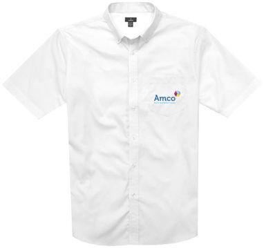 Рубашка с короткими рукавами Stirling, цвет белый  размер XS - 38170010- Фото №2