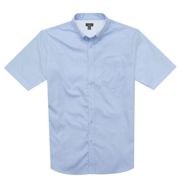 Сорочка з короткими рукавами Stirling, колір синій матовий - 38170411- Фото №3