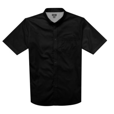 Рубашка с короткими рукавами Stirling, цвет сплошной черный - 38170991- Фото №3