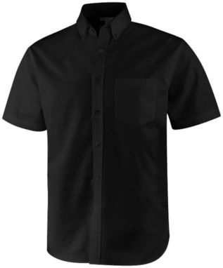 Сорочка з короткими рукавами Stirling, колір суцільний чорний - 38170992- Фото №1
