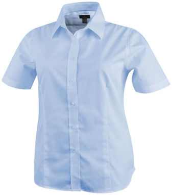 Женская рубашка с короткими рукавами Stirling, цвет матовый синий - 38171410- Фото №1