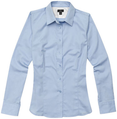 Женская футболка с длинными рукавами Wilshire, цвет матовый синий  размер XS - 38173410- Фото №3