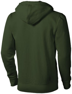 Свитер Arora с капюшоном и застежкой-молнией на всю длину, цвет зеленый армейский - 38211702- Фото №5