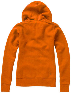 Женский свитер Arora с капюшоном и застежкой-молнией на всю длину, цвет оранжевый  размер XS - 38212330- Фото №5
