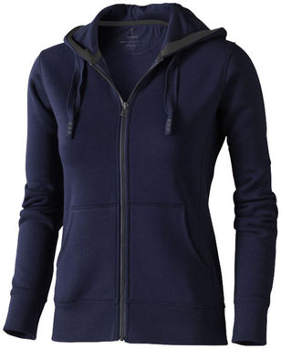 Жіночий светр Arora з капюшоном і застібкою-блискавкою на всю довжину, колір темно-синій  розмір XS - 38212490- Фото №1