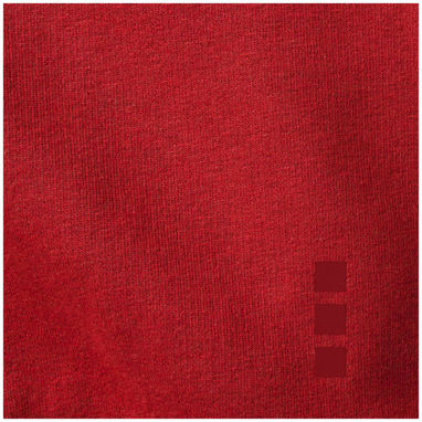 Дитячий светр Arora з капюшоном і застібкою-блискавкою на всю довжину, колір червоний  розмір 128 - 38213253- Фото №7