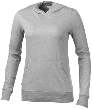 Жіночий светр з капюшоном Stokes, колір сірий меланж - 38215960- Фото №1