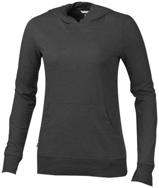 Жіночий светр з капюшоном Stokes, колір темно-сірий - 38215980- Фото №1