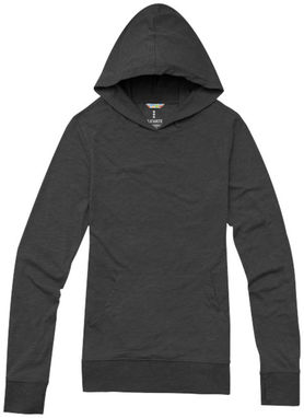 Жіночий светр з капюшоном Stokes, колір темно-сірий - 38215981- Фото №3
