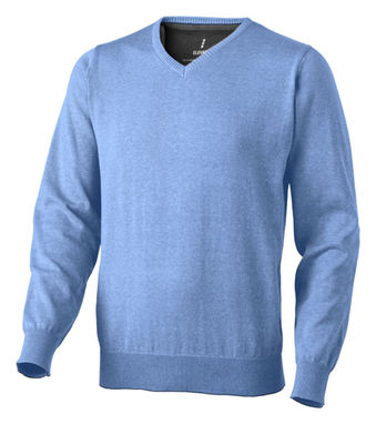 Пуловер Spruce с V-образным вырезом, цвет светло-синий  размер XS - 38217400- Фото №1