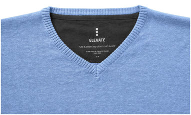Пуловер Spruce з V-подібним вирізом, колір світло-синій  розмір XS - 38217400- Фото №5