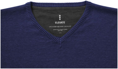 Пуловер Spruce с V-образным вырезом, цвет темно-синий  размер XS - 38217490- Фото №5