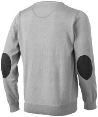 Пуловер Spruce з V-подібним вирізом, колір сірий меланж  розмір XS - 38217960- Фото №4
