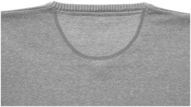 Пуловер Spruce з V-подібним вирізом, колір сірий меланж  розмір XS - 38217960- Фото №6