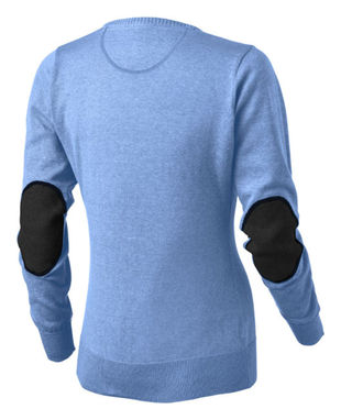 Жіночий пуловер Spruce з V-подібним вирізом, колір світло-синій  розмір XS - 38218400- Фото №4