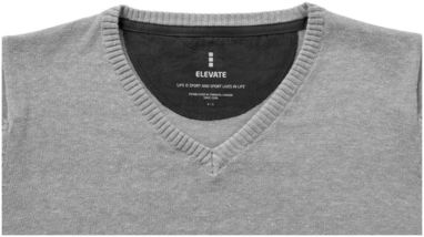 Женский пуловер Spruce с V-образным вырезом, цвет серый меланж  размер M - 38218962- Фото №5