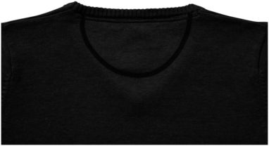 Жіночий пуловер Spruce з V-подібним вирізом, колір суцільний чорний  розмір XS - 38218990- Фото №6