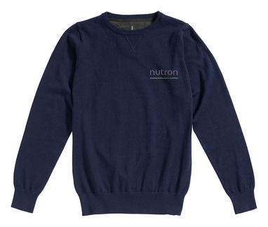 Пуловер з круглим вирізом Fernie, колір темно-синій - 38221492- Фото №2