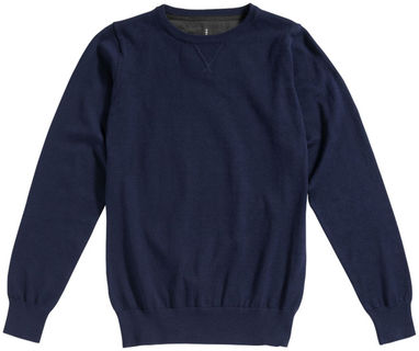 Пуловер с круглым вырезом Fernie, цвет темно-синий  размер L - 38221493- Фото №3