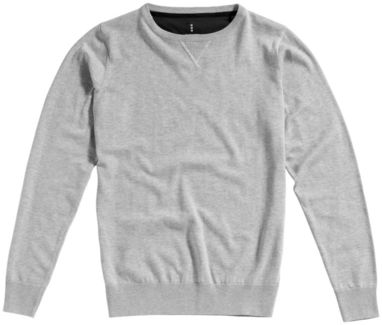 Пуловер с круглым вырезом Fernie, цвет серый меланж  размер XS - 38221960- Фото №3