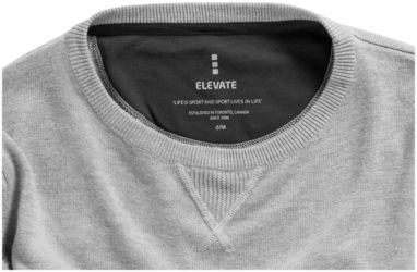 Пуловер с круглым вырезом Fernie, цвет серый меланж  размер L - 38221963- Фото №6