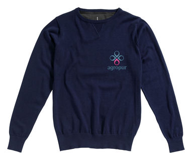 Жіночий пуловер з круглим вирізом Fernie, колір темно-синій  розмір XS - 38222490- Фото №2