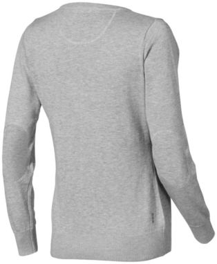 Женский пуловер с круглым вырезом Fernie, цвет серый меланж  размер L - 38222963- Фото №4