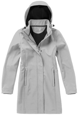 Женская куртка софтшел Chatham, цвет серый меланж - 38308963- Фото №3