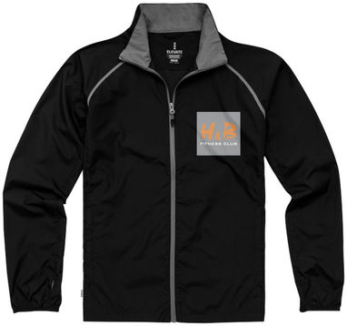 Складна куртка Egmont, колір суцільний чорний  розмір XS - 38315990- Фото №2