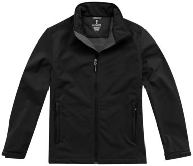 Куртка софтшел Maxson, колір суцільний чорний  розмір XS - 38319990- Фото №3