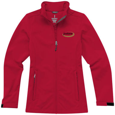 Женская куртка софтшел Maxson, цвет красный  размер XS - 38320250- Фото №2