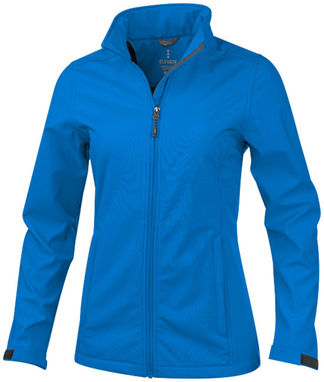 Женская куртка софтшел Maxson, цвет синий  размер XS - 38320440- Фото №1