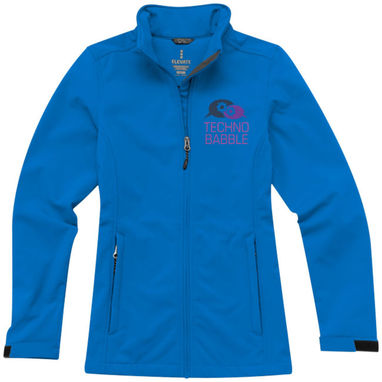 Женская куртка софтшел Maxson, цвет синий  размер L - 38320443- Фото №2