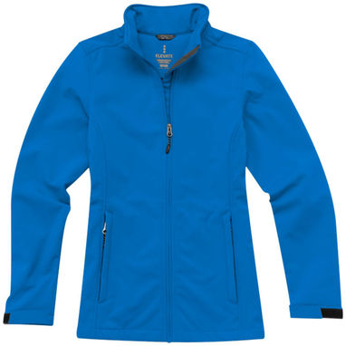 Женская куртка софтшел Maxson, цвет синий  размер L - 38320443- Фото №3