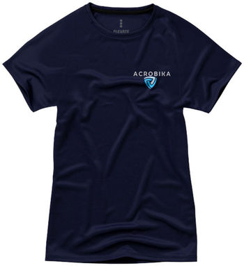 Жіноча футболка з короткими рукавами Niagara, колір темно-синій  розмір XS - 39011490- Фото №2