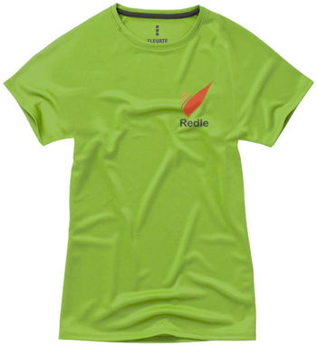 Женская футболка с короткими рукавами Niagara, цвет зеленое яблоко  размер S - 39011681- Фото №2