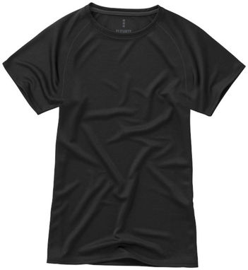 Женская футболка с короткими рукавами Niagara, цвет сплошной черный  размер S - 39011991- Фото №3
